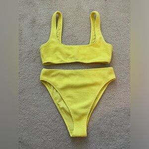 Yellow two piece bikini from pacsun